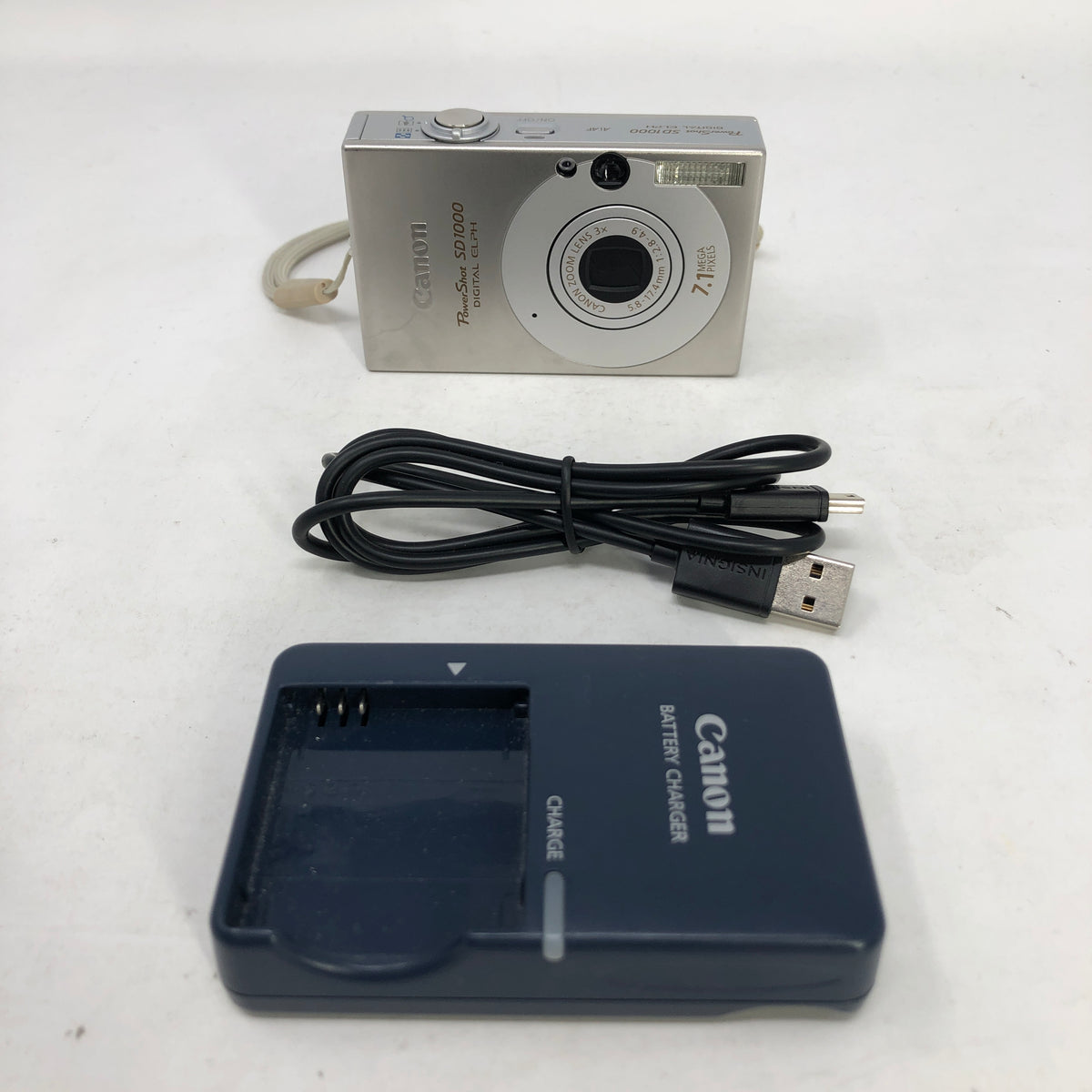 Canon PowerShot SD1000 Digital ELPH 7.1MP Compact Camera Silver
