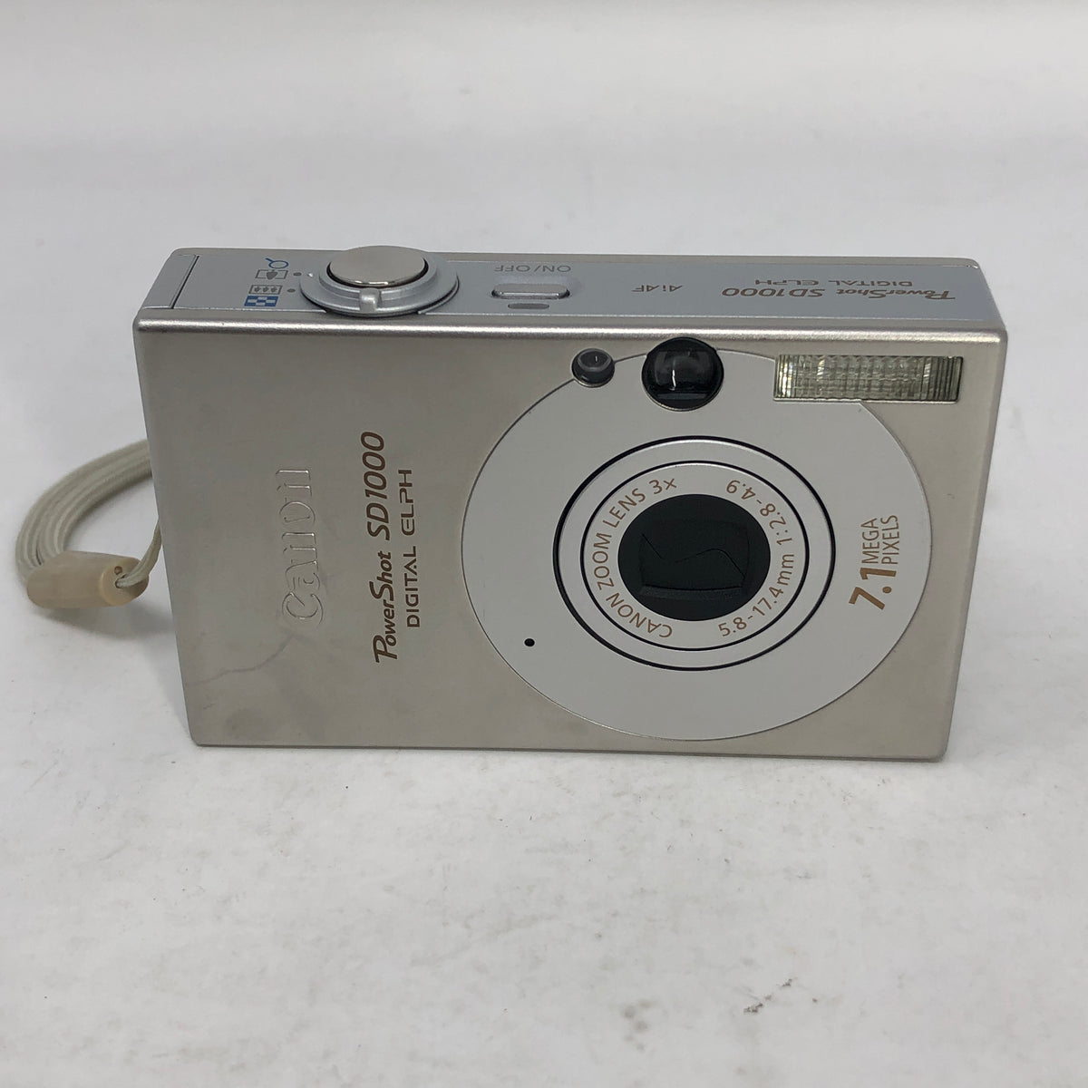 Canon PowerShot SD1000 Digital ELPH 7.1MP Compact Camera Silver