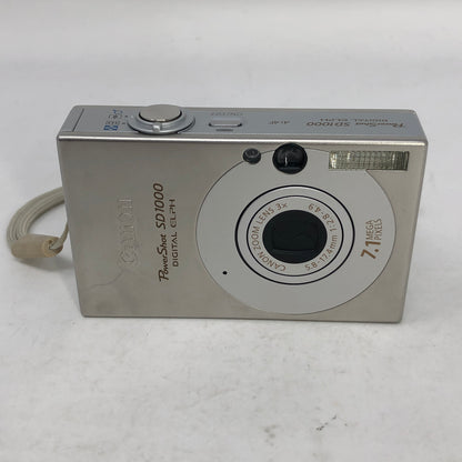 Canon PowerShot SD1000 Digital ELPH 7.1MP Compact Camera Silver