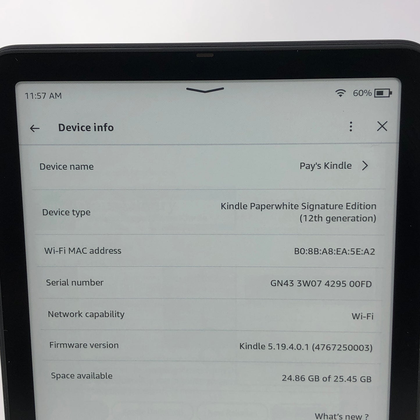 WiFi Only Amazon Kindle Paperwhite 32GB Black M2L3YL