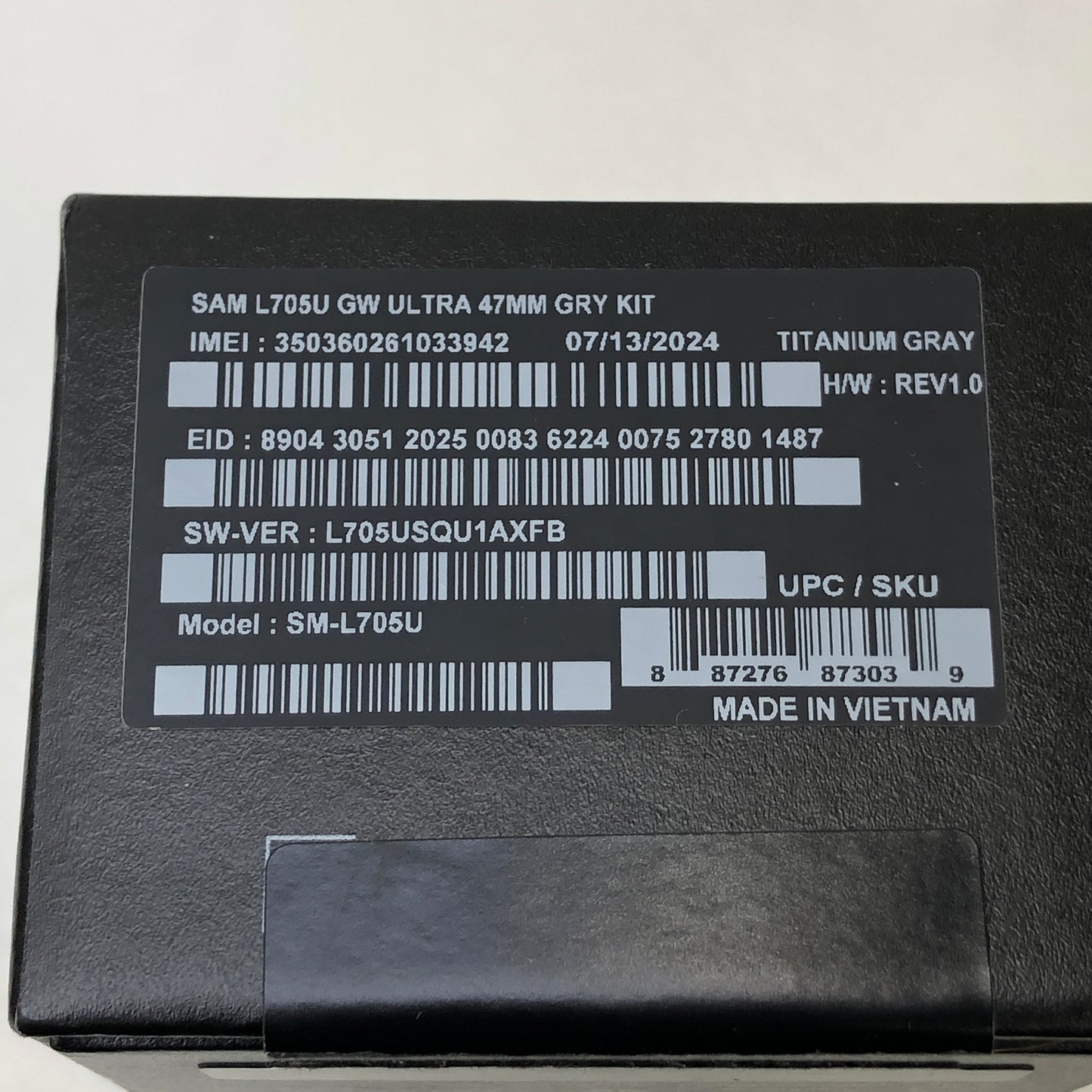 Unlocked Samsung Galaxy Watch Ultra Titanium Smartwatch SM-L705U