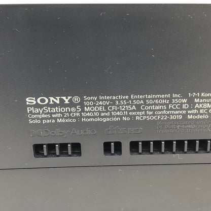 Sony PlayStation 5 Disc PS5 825GB White Console Gaming System CFI-1215A
