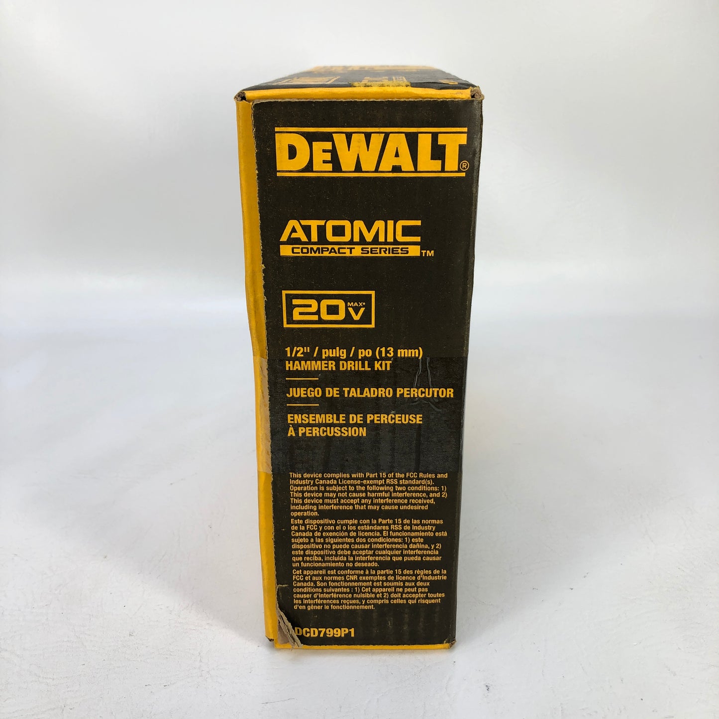 New DeWalt 20V MAX Hammer Drill/Driver Kit DCD799P1