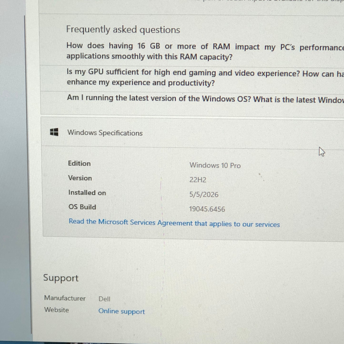 Dell OptiPlex 7060 AR70PVE Core i5-8500 3.00GHz 16GB RAM 500GB HDD