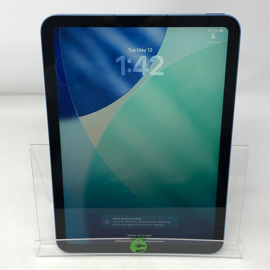 Unlocked Apple iPad 10th Gen 64GB Blue MQ6K3LL/A