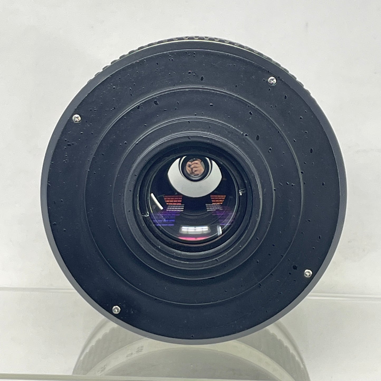 Bower 500mm f/6.3 Manual Telephoto Mirror Lens w/ Caps White/Gold Accent