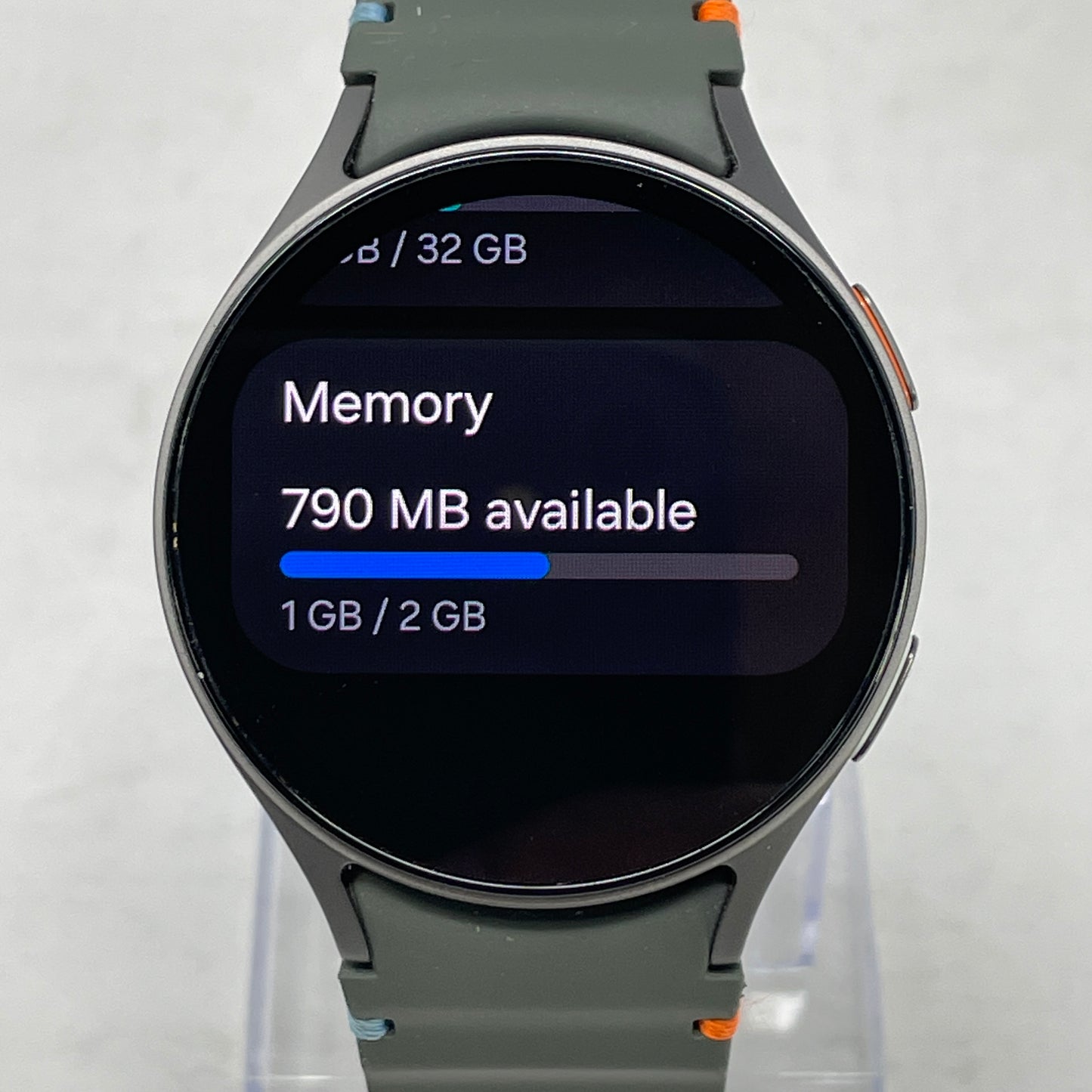 GPS Only Samsung Galaxy Watch 7 Stainless Steel Smartwatch Green SM-L310
