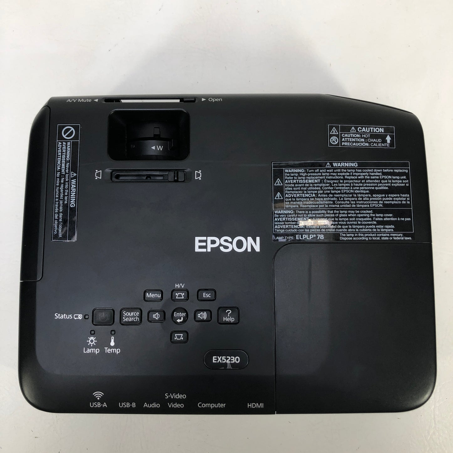 Epson EX5230 1024 x 768 3,500 lumens LCD Projector H553A Black