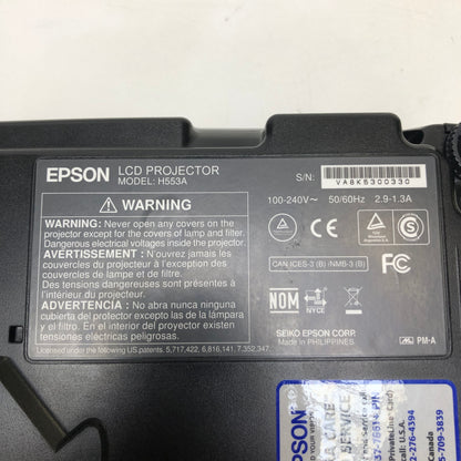Epson EX5230 1024 x 768 3,500 lumens LCD Projector H553A Black