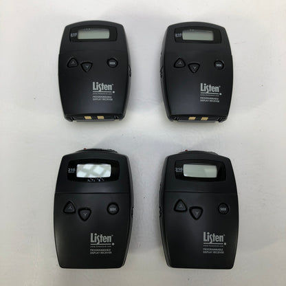 Listen Technologies LR-500-216 Assistive Listening System Kit 4 Receivers Case