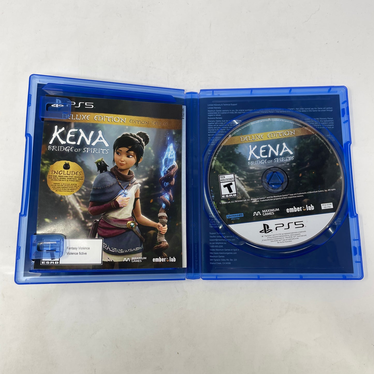 Kena: Bridge of Spirits: Deluxe Edition (Sony PlayStation 5 PS5, 2021)