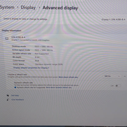 Lenovo Thinkcentre Neo 50A 24 Gen 5 24" i7-13620H 2.40GHz 8GB RAM 256GB SSD