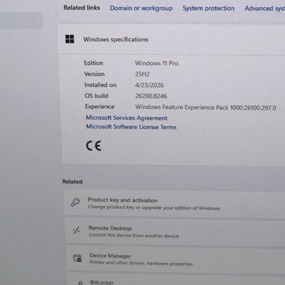 Lenovo Thinkcentre Neo 50A 24 Gen 5 24" i7-13620H 2.40GHz 8GB RAM 256GB SSD