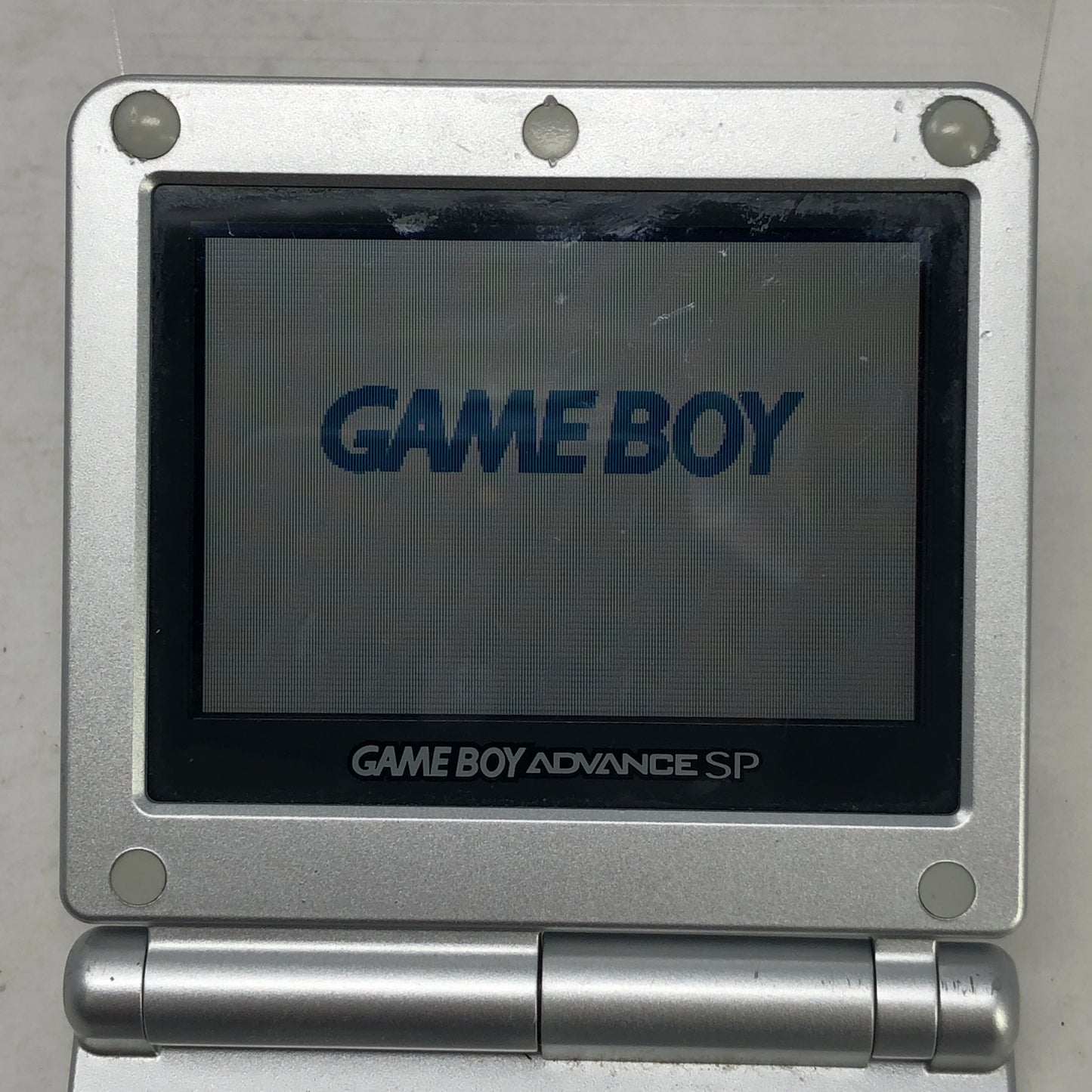Nintendo Game Boy Advance SP Handheld Game Console AGS-001 Ice White