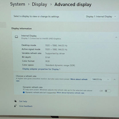 MSI Katana GF66 11UE 15.6" i7-11800H 2.3GHz 16GB RAM 1TB SSD GeForce RTX 3060