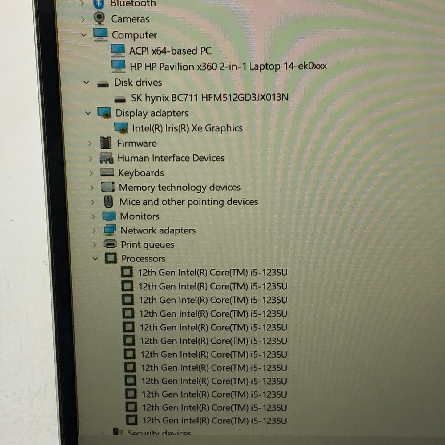 HP Pavilion x360 PITIVB4 14" i5-1235U 1.3GHz 8GB RAM 512GB SSD