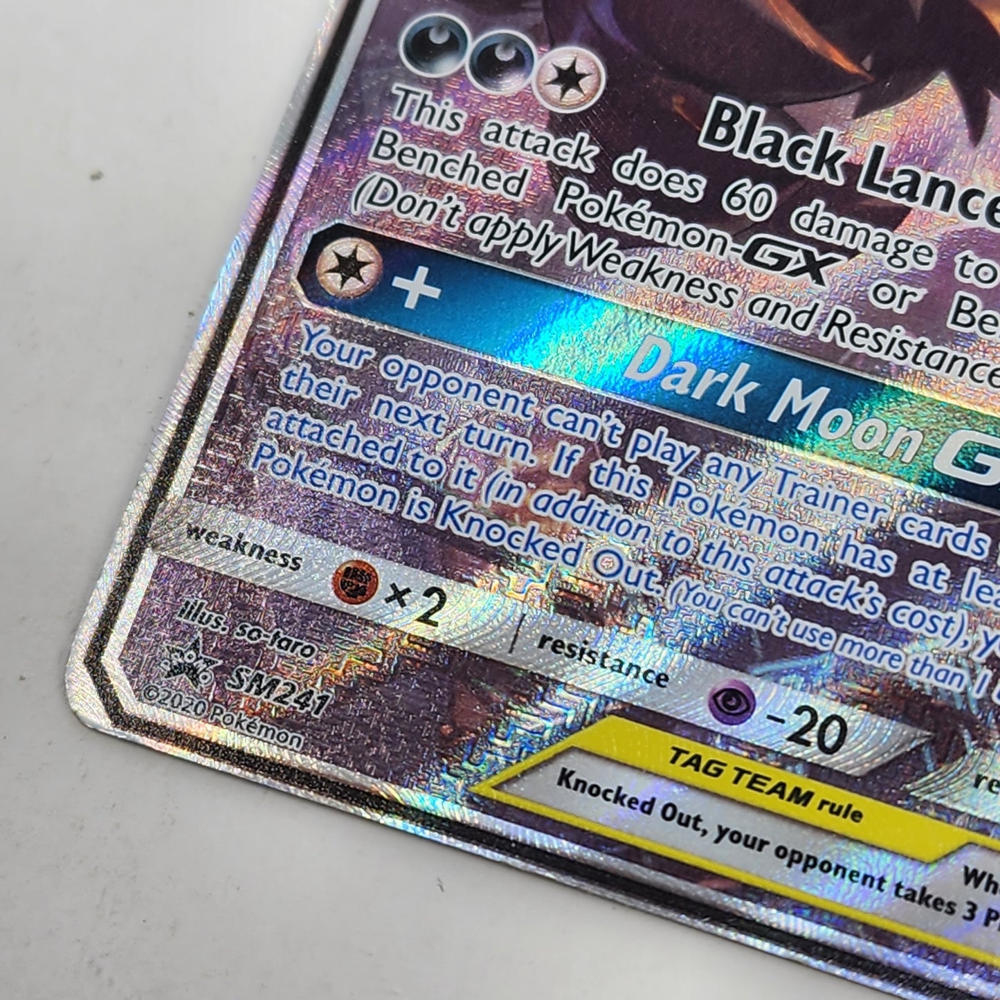 Pokémon TCG TAG TEAM Powers Collection Umbreon & Darkrai GX SM241 English