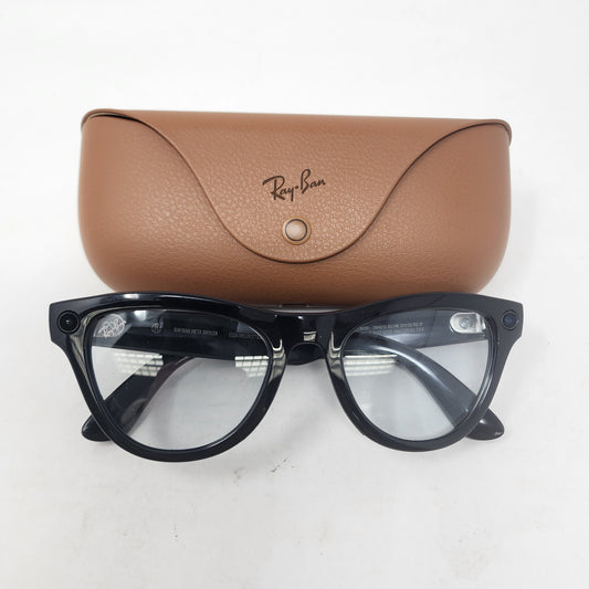 Ray-Ban Meta Skyler Gen 1 Shiny Black Cerulean Blue Transitions RW4010