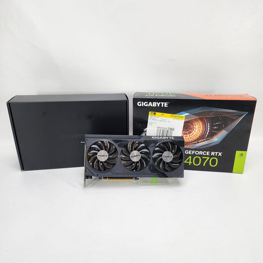 Gigabyte GeForce RTX 4070 Windforce OC 12G 12GB GDDR6X Graphics Card