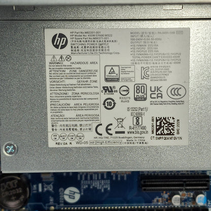HP Z2 Tower G9 Workstation Core i5-12500 3.00GHz 16GB RAM 512GB SSD
